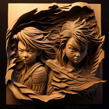 3D model Ushio and Tora Kazuhiro Fujita (STL)